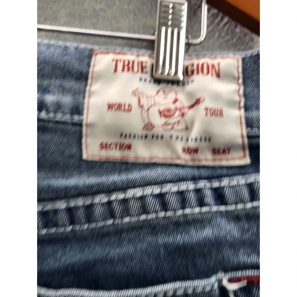 True Religion Men Jeans 36 Blue Denim Rocco Relaxed Skinny 29